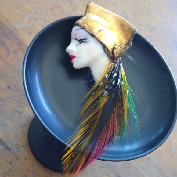 Hand Crafted Jewelry - Vintage handmade pin